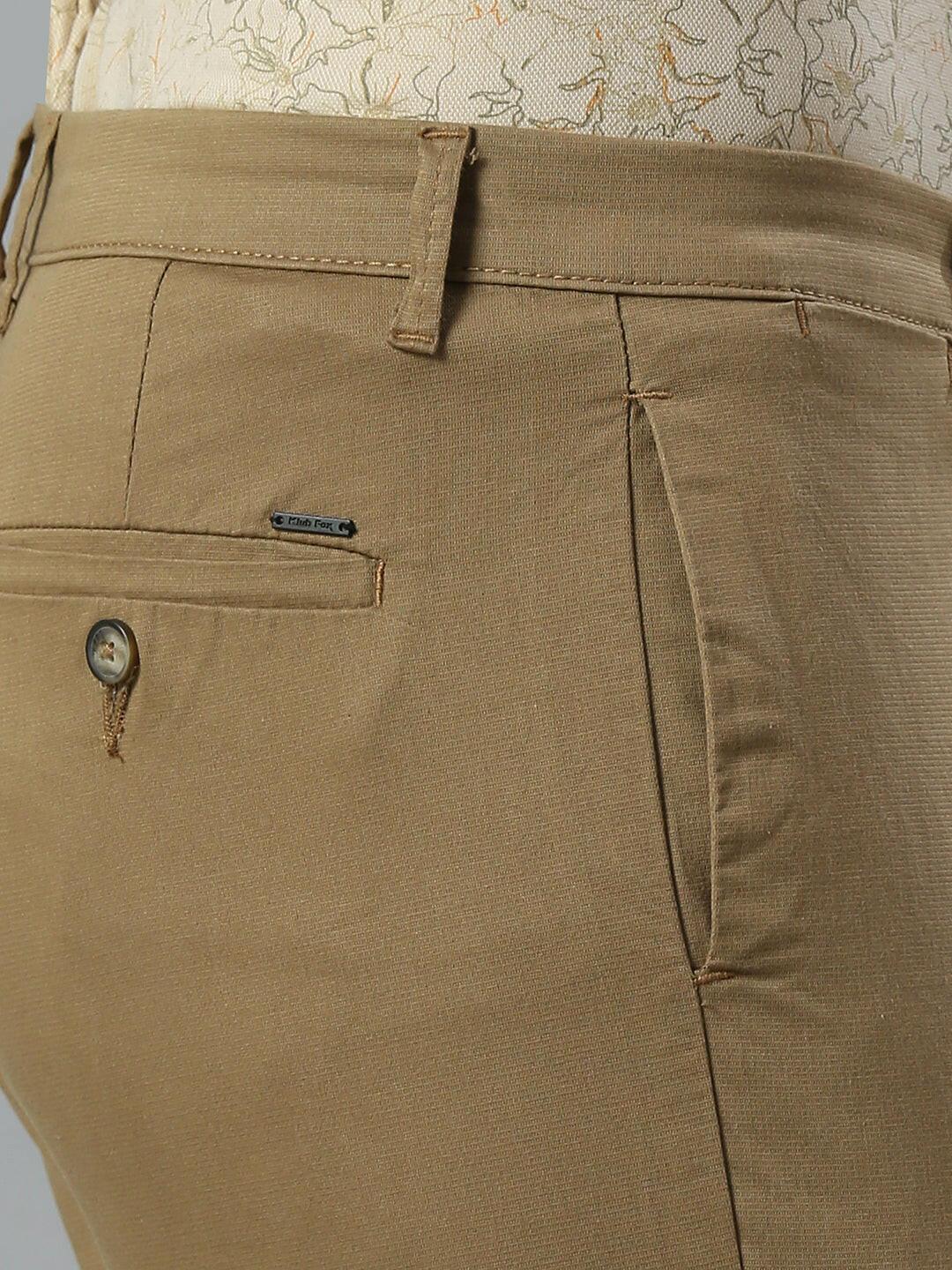 Stretchable Beige Narrow Chino Pants - Image 5