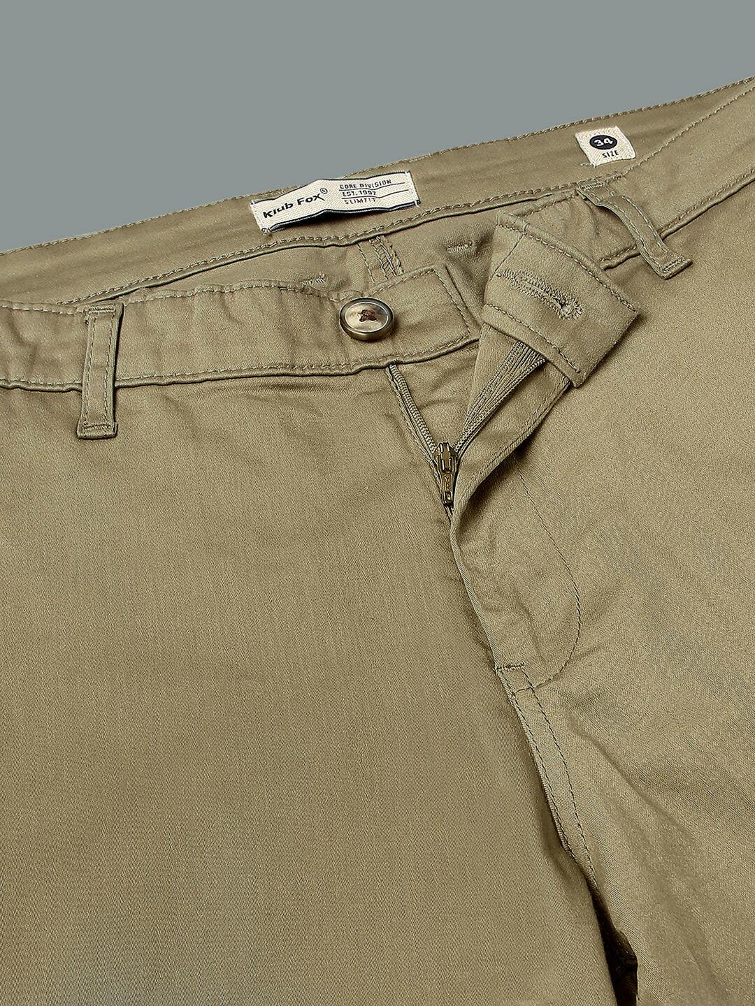 Beige Narrow Chino Pants - Image 5