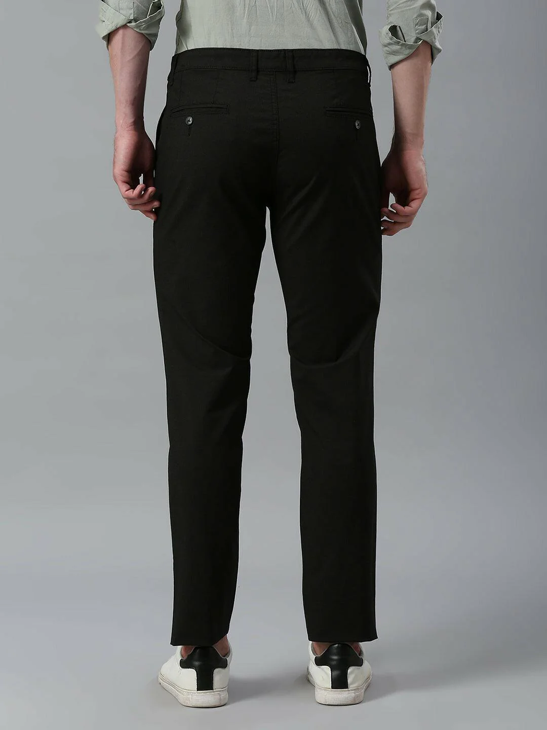Charcoal Black Chino Pants - Image 5