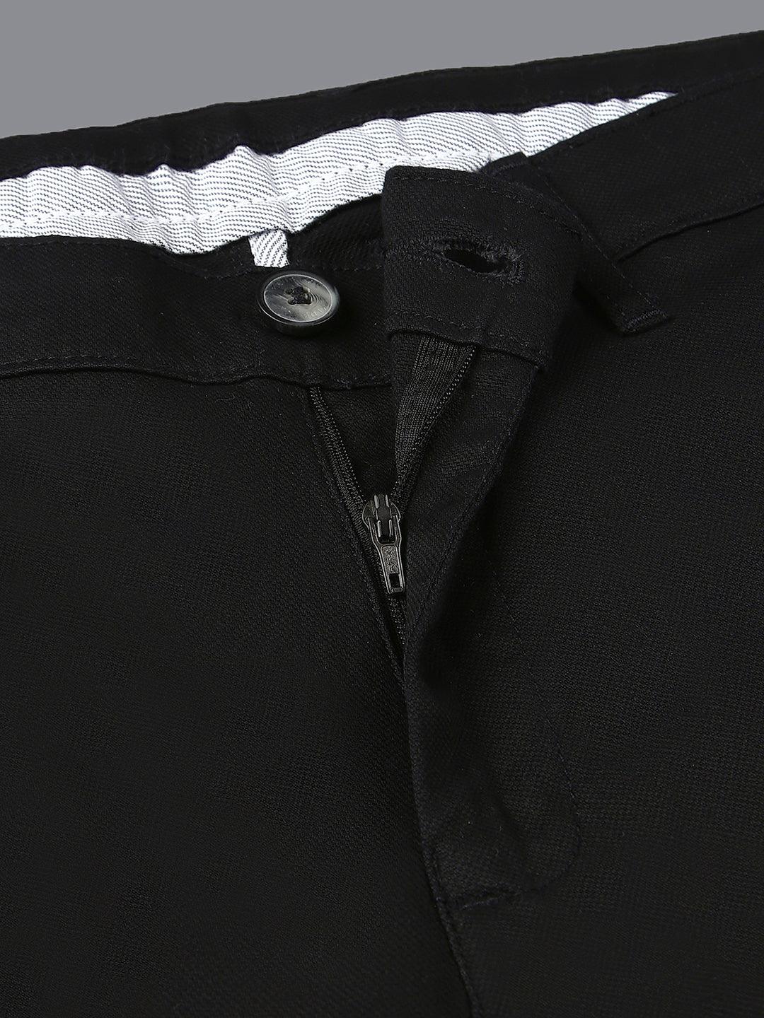 Jet Black Narrow Chino Pants - Image 2