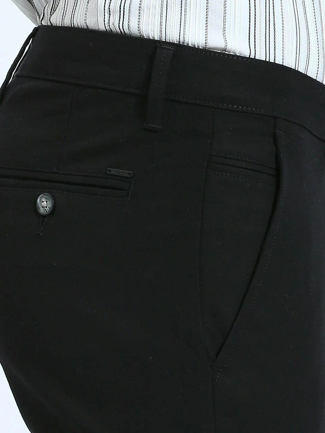 Stretchable Black Chino Pants - Image 3