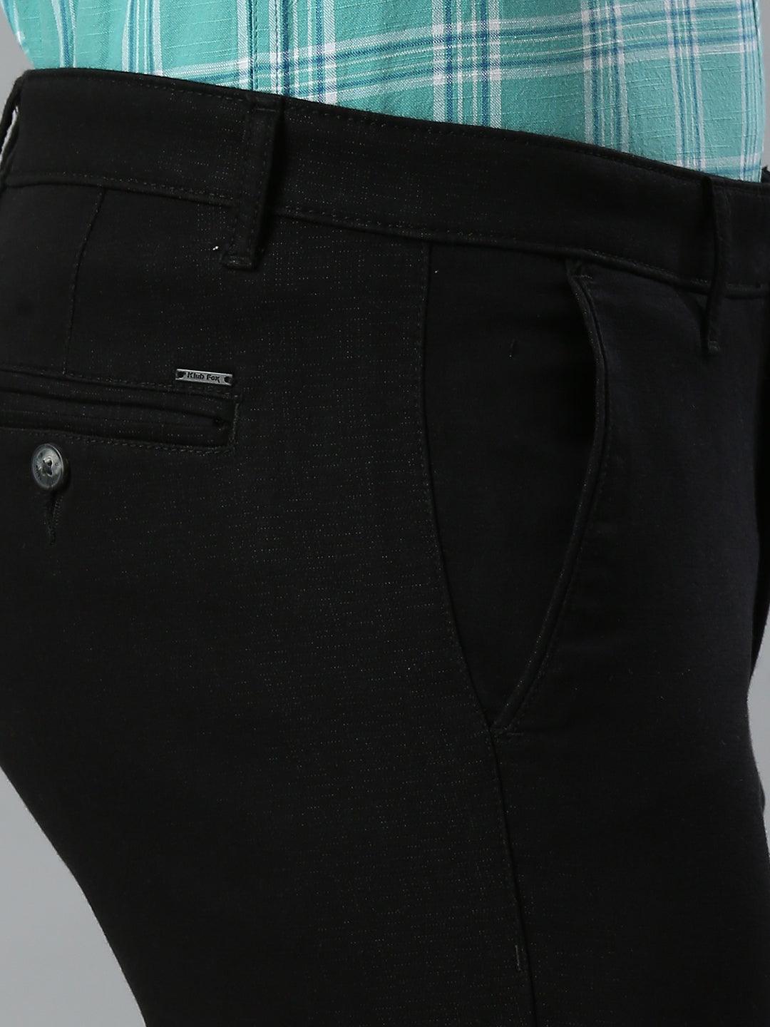 Stretchable Lycra Black Chino Pants - Image 6