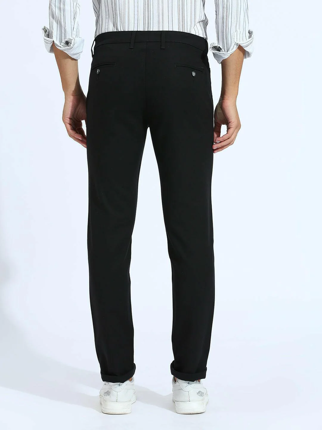 Stretchable Black Chino Pants - Image 6