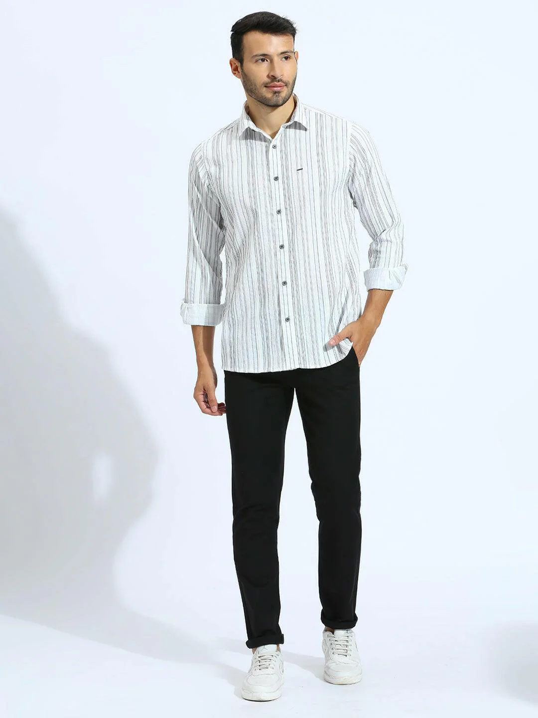 Stretchable Black Chino Pants - Image 7