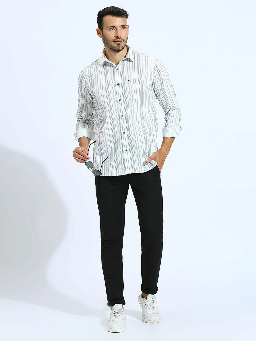 Stretchable Black Chino Pants - Image 8