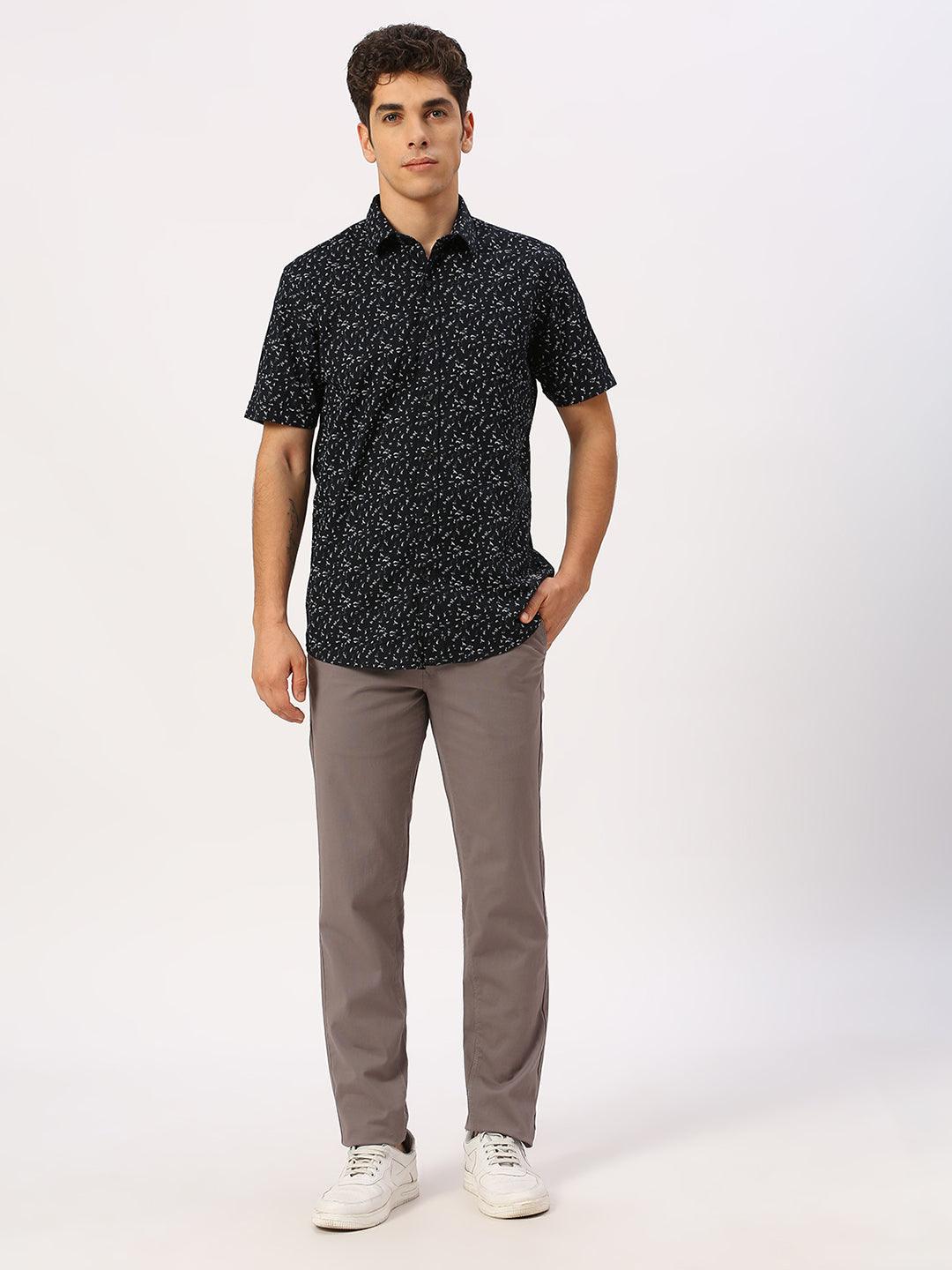 Black Printed Shirt - Image 6