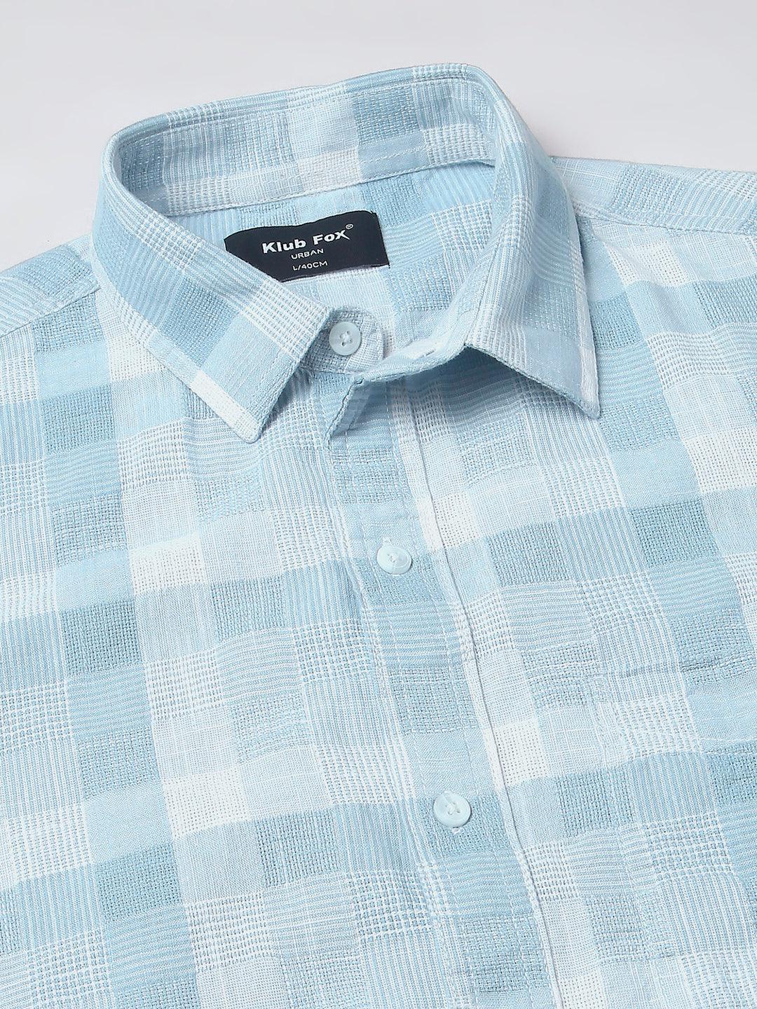 Blue Checkered Shirt - Image 2