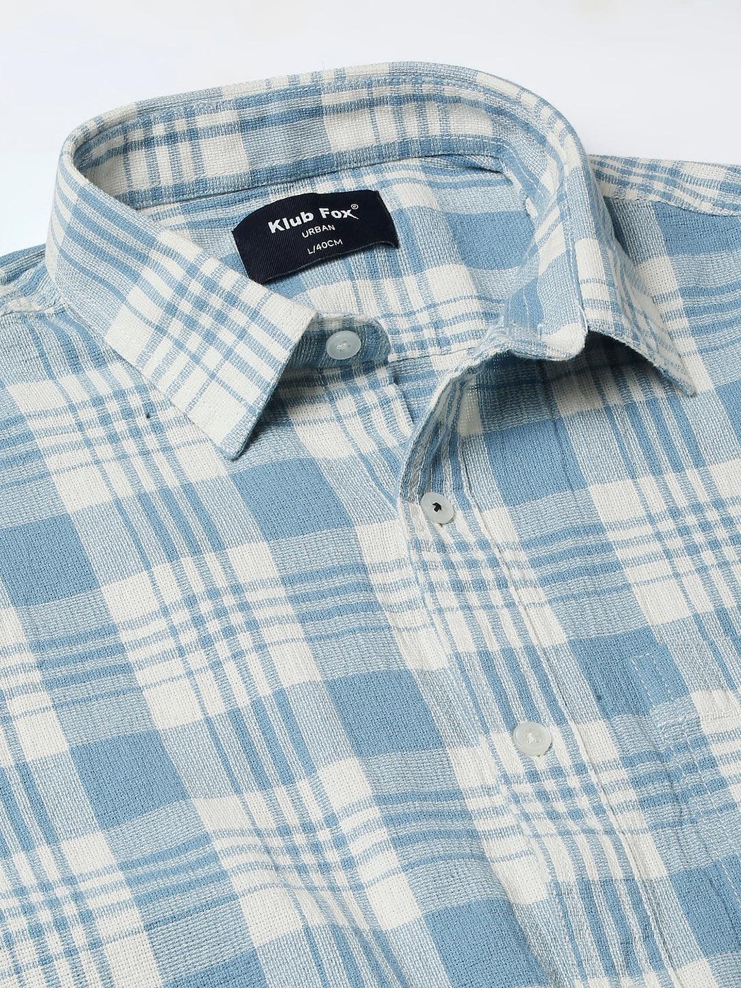 Blue Checkered Shirt - Image 2