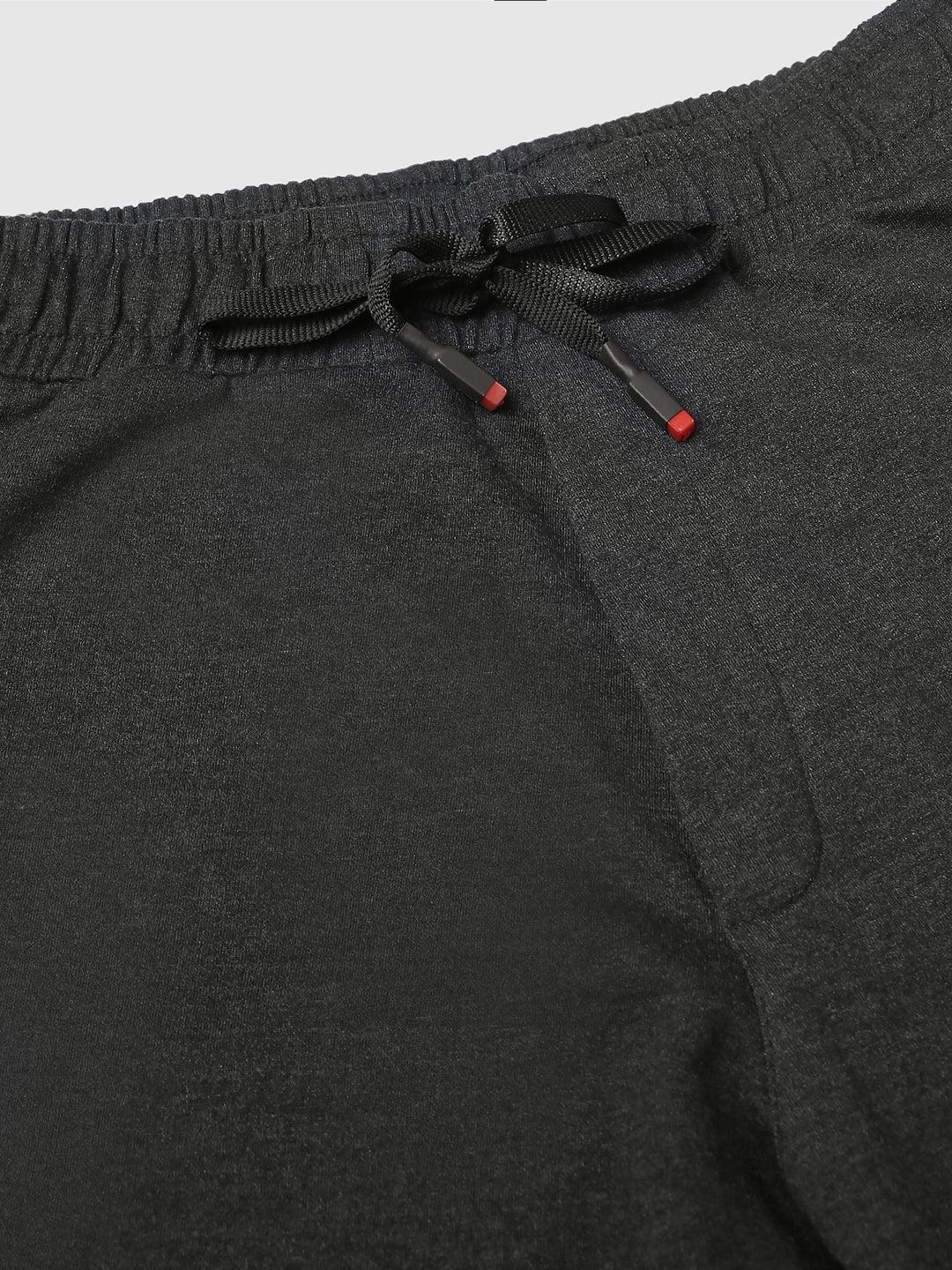 Zip Pocket Charcoal Black Shorts - Image 3