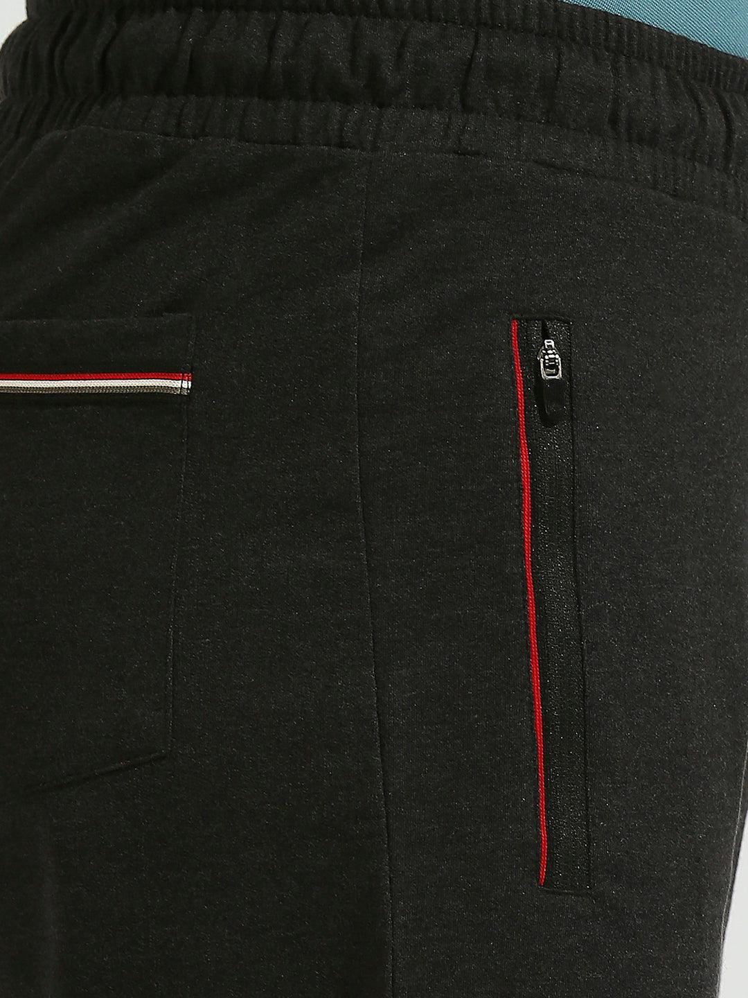 Zip Pocket Charcoal Black Shorts - Image 7