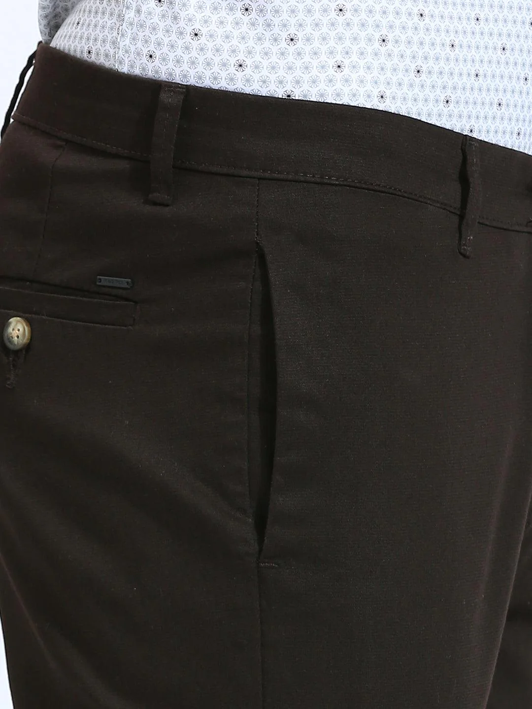 Black / Dark Brown Chino Pants - Image 6