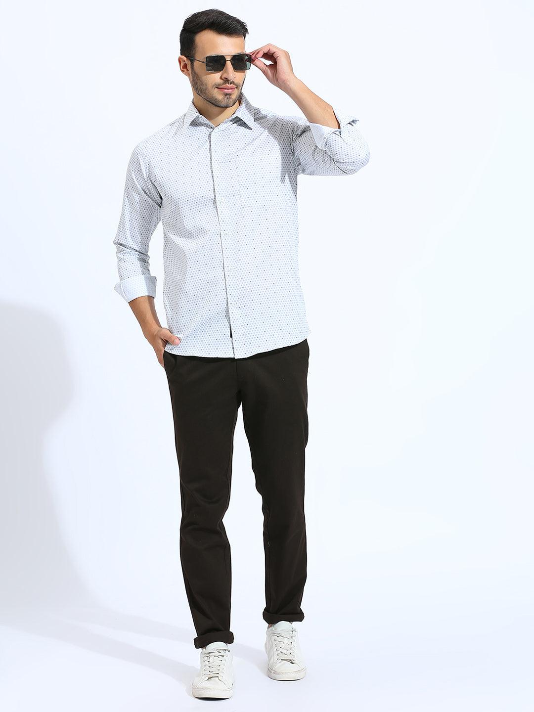 Black / Dark Brown Chino Pants - Image 8