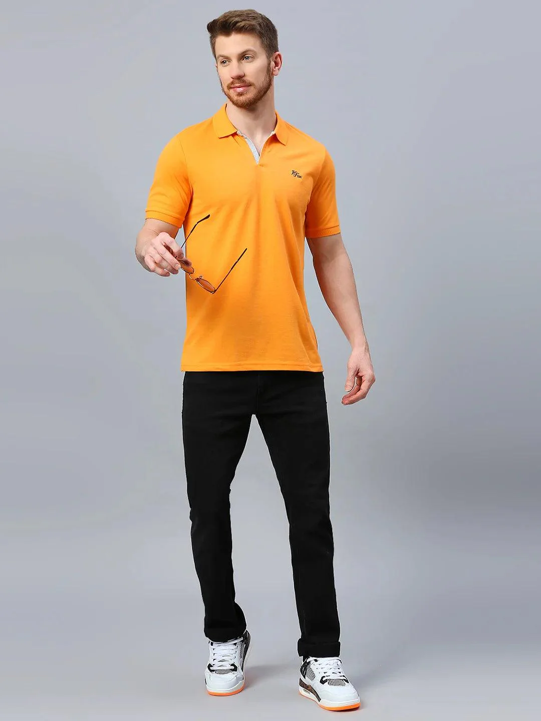 Aero Polo Orange T-Shirt - Image 7
