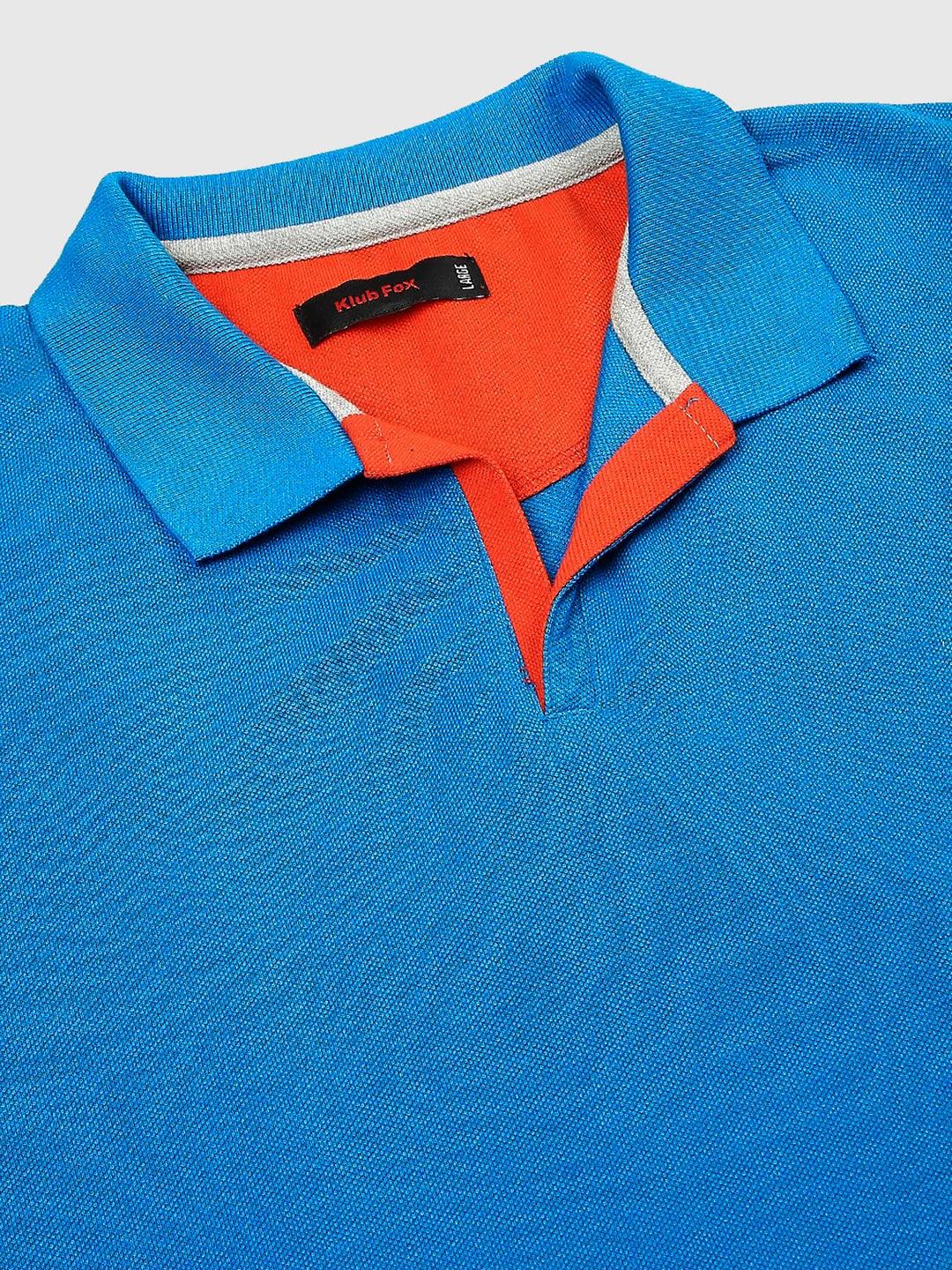 Aero Polo Royal Blue T-Shirt - Image 2