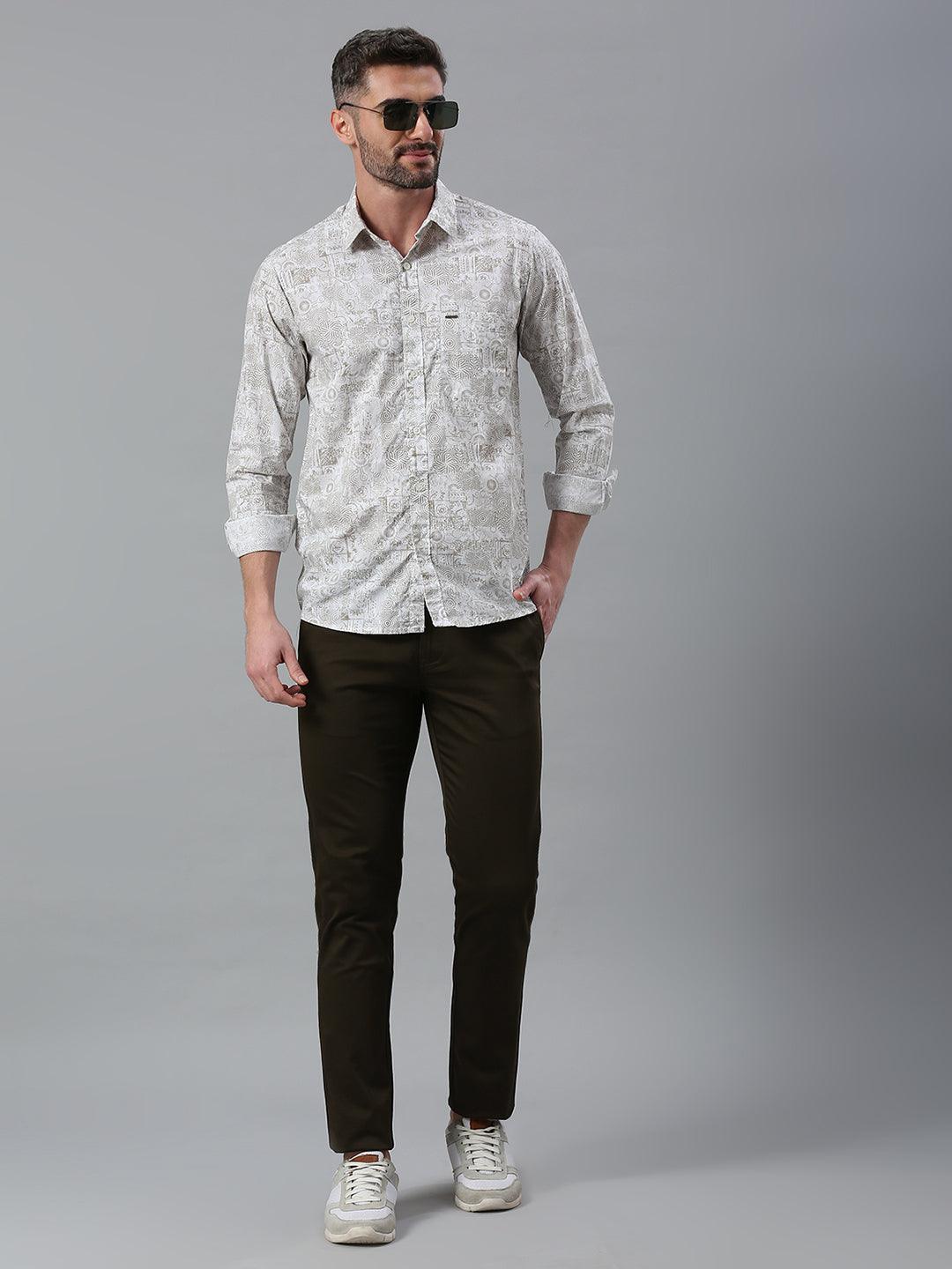 Stretchable Olive Narrow Chino Pants - Image 7