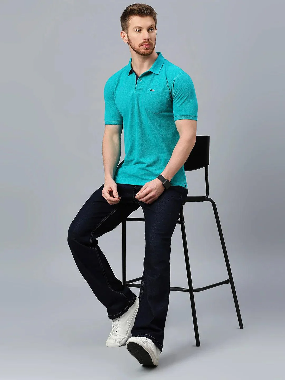 505 Cult Emerald Polo T-Shirt - Image 5