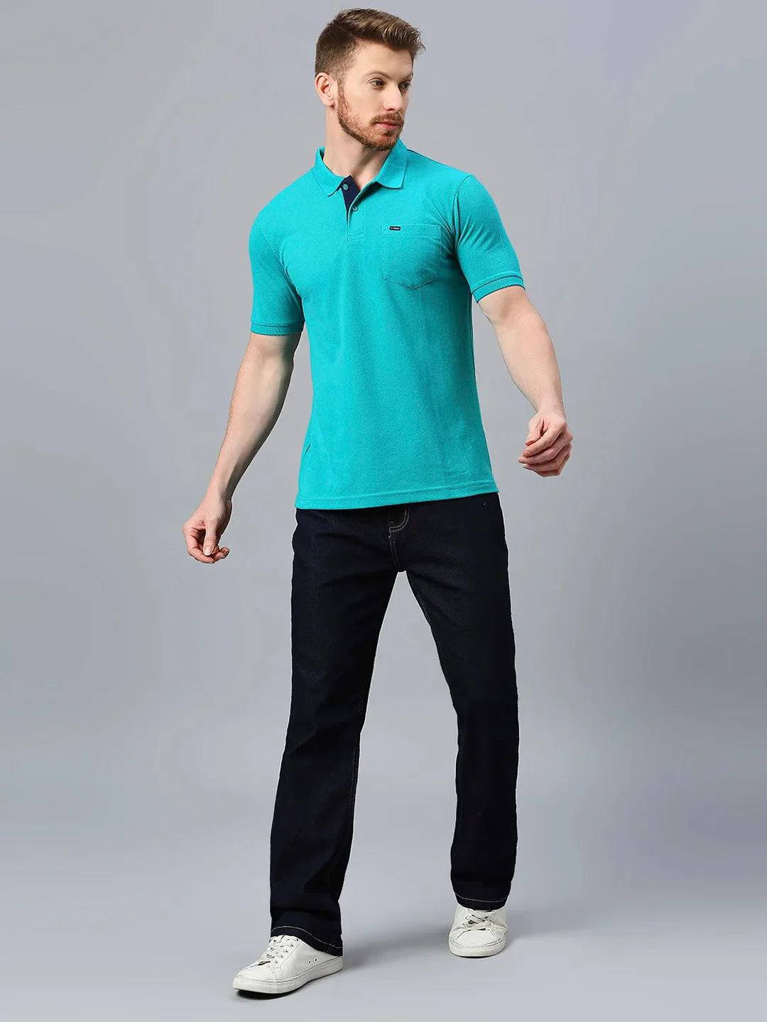 505 Cult Emerald Polo T-Shirt - Image 8
