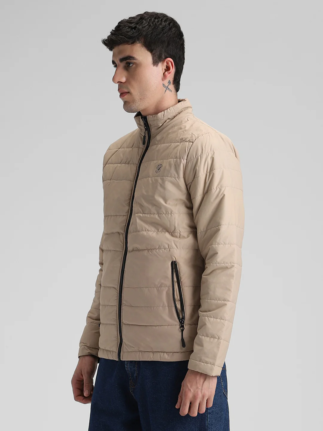 Reversible Green and Cream Jacket - Image 5