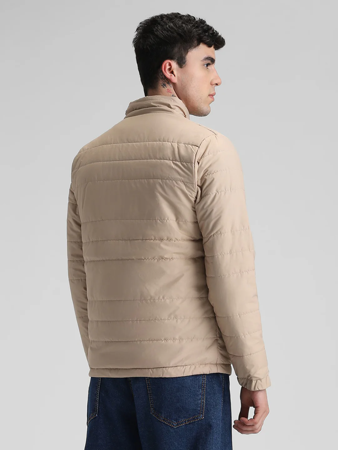 Reversible Green and Cream Jacket - Image 6
