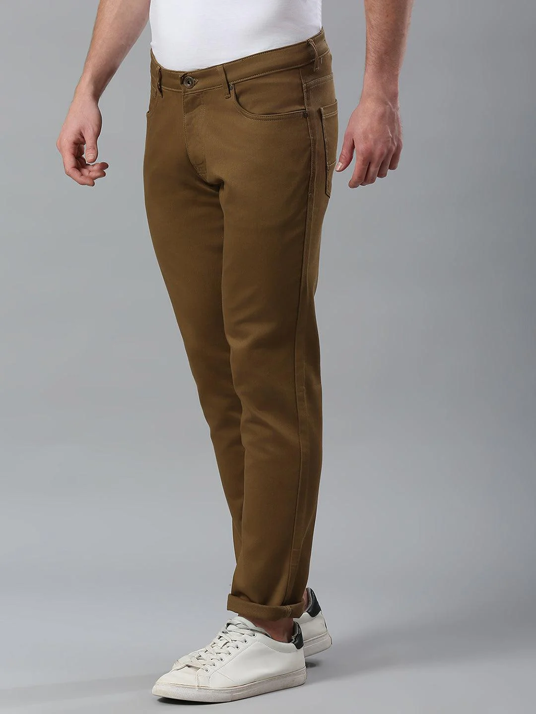 Stretchable Chocolate Brown Jeans - Image 10