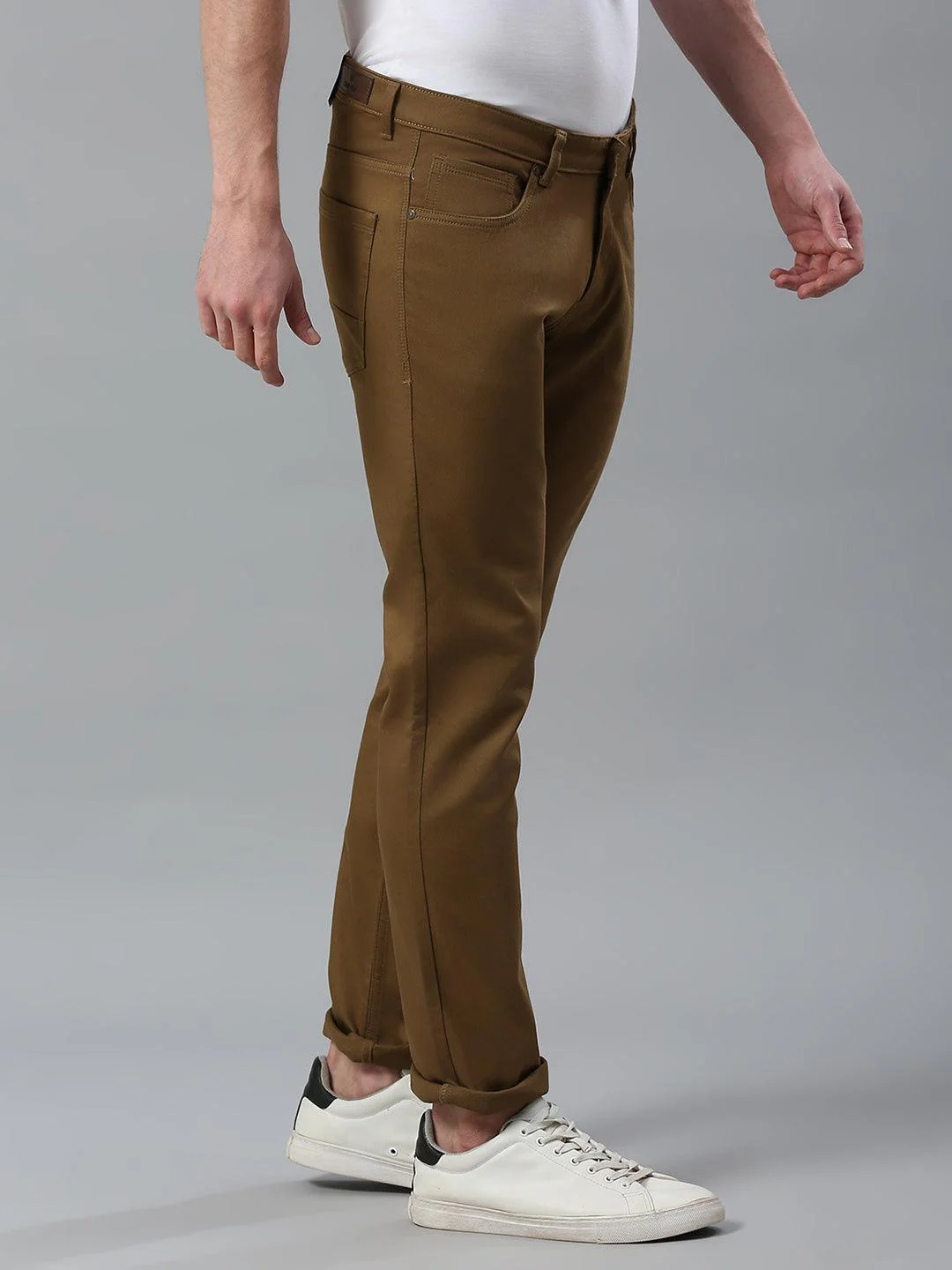 Stretchable Chocolate Brown Jeans - Image 4