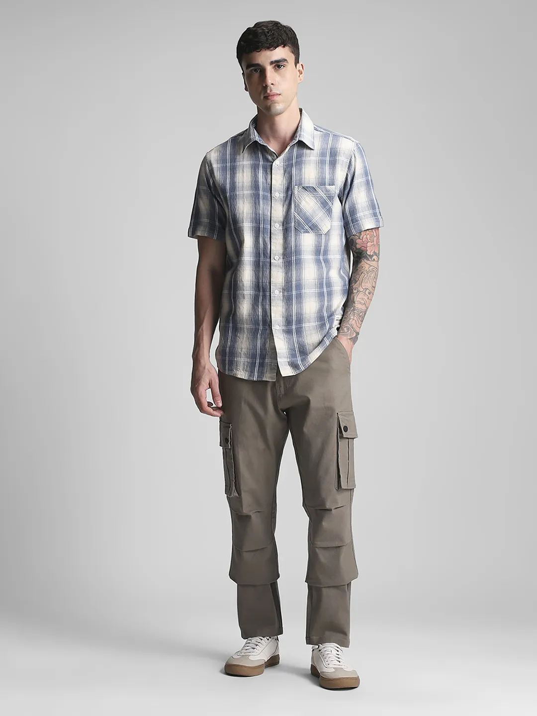Blue Checkered Shirt - Image 7