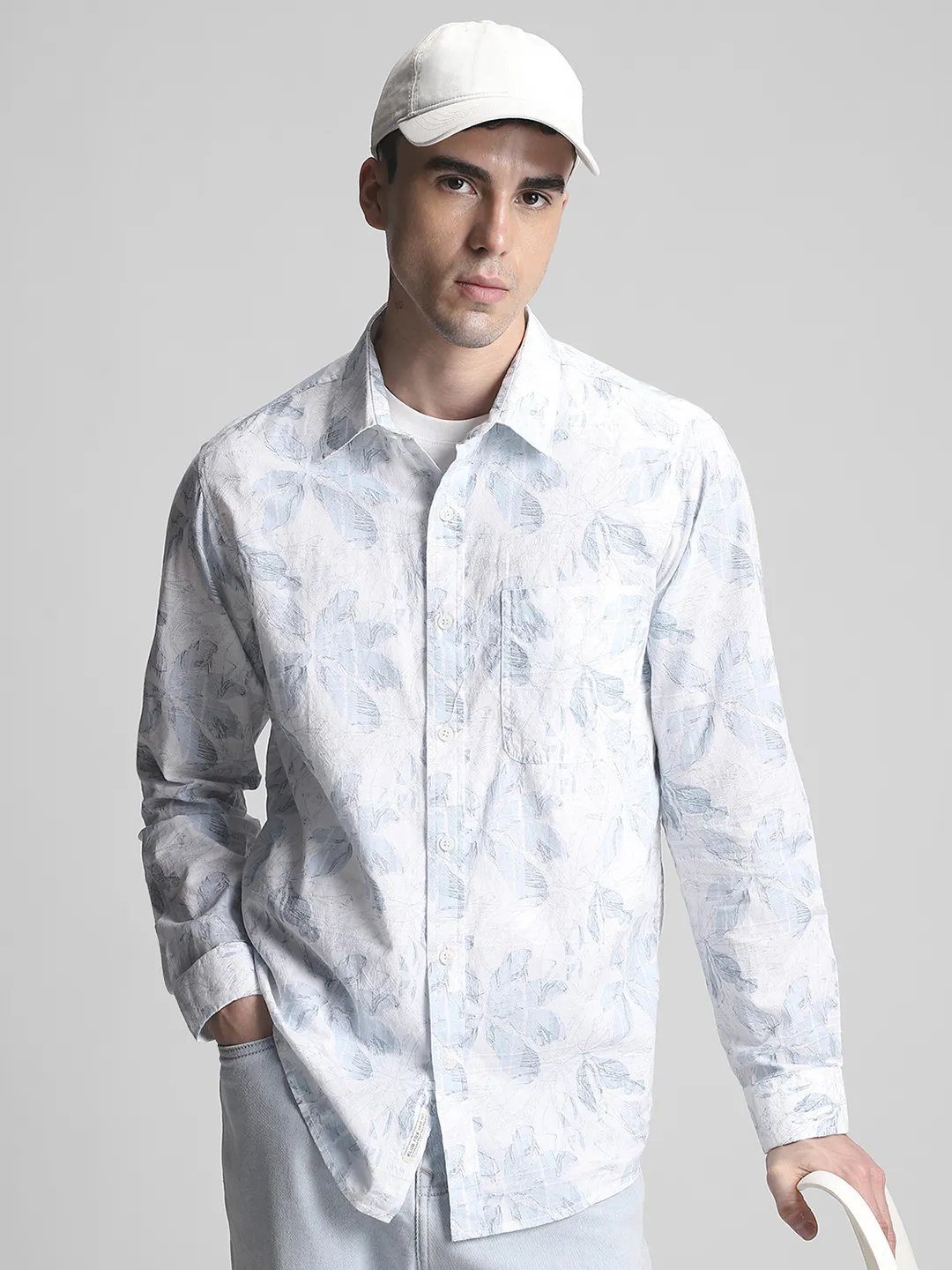 Blue Print Shirt - Image 4