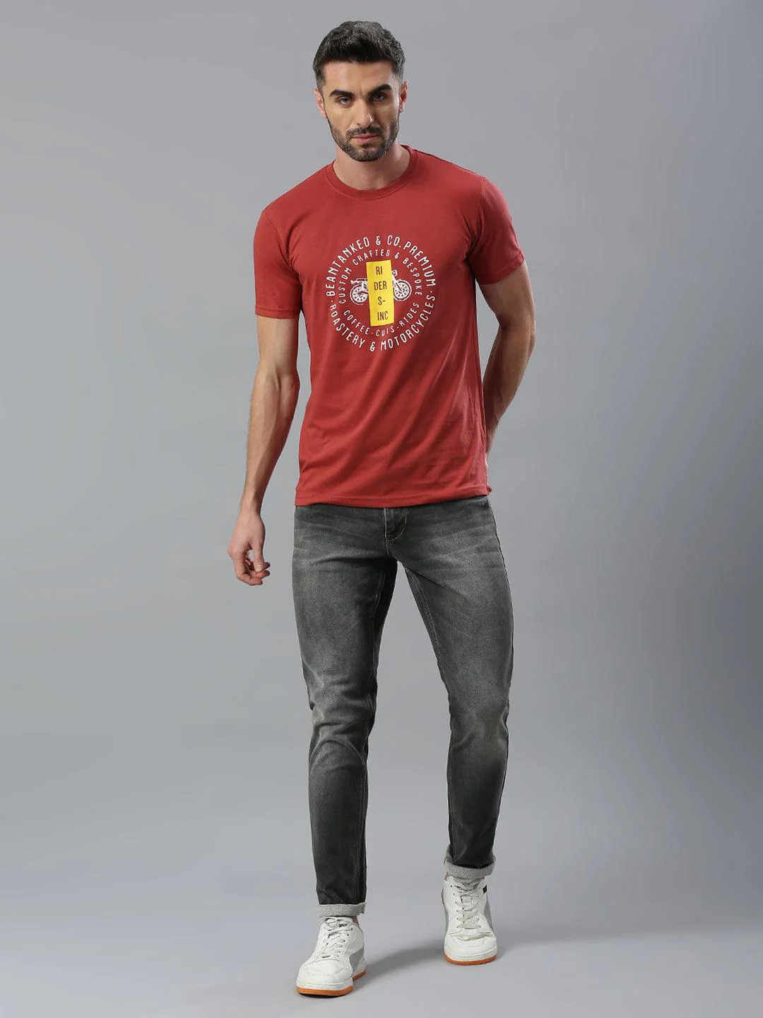 Graffiti Drop Red T-Shirt - Image 2