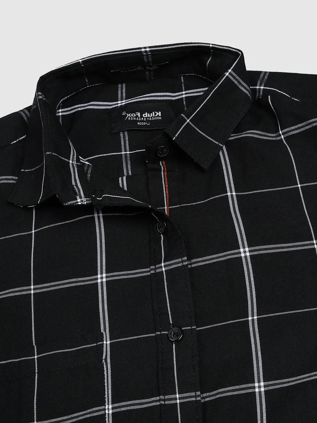 Black Checkered Shirt - Image 6
