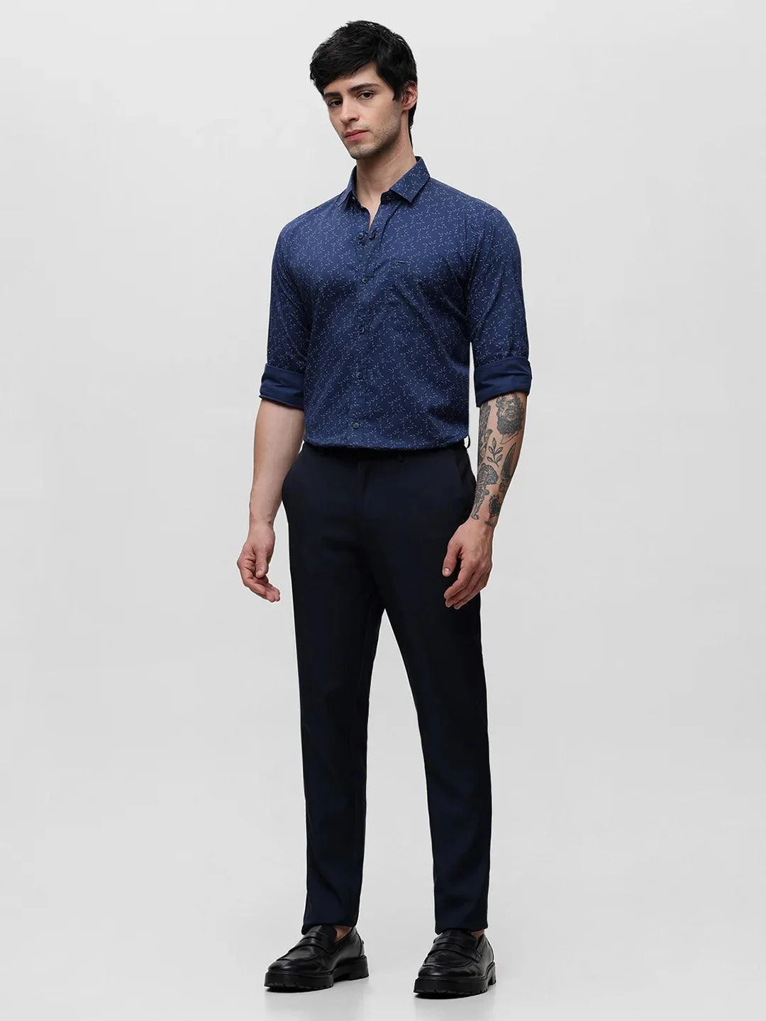 Blue Printed Shirt - Image 6