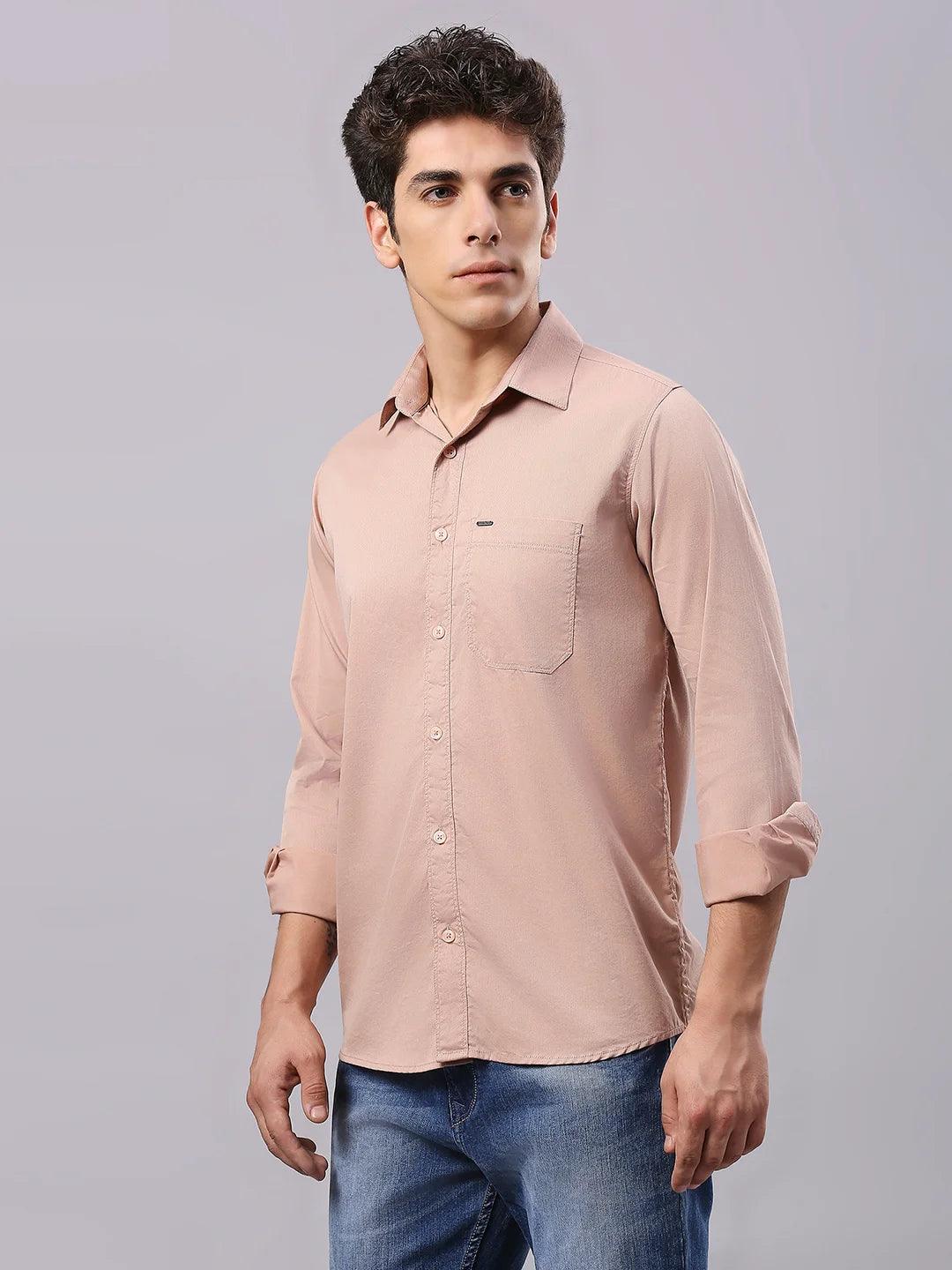 Fawn Brown Solid Shirt - Image 3