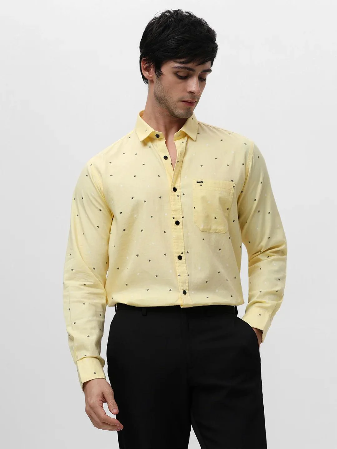 Yellow Printed Shirt - Image 7