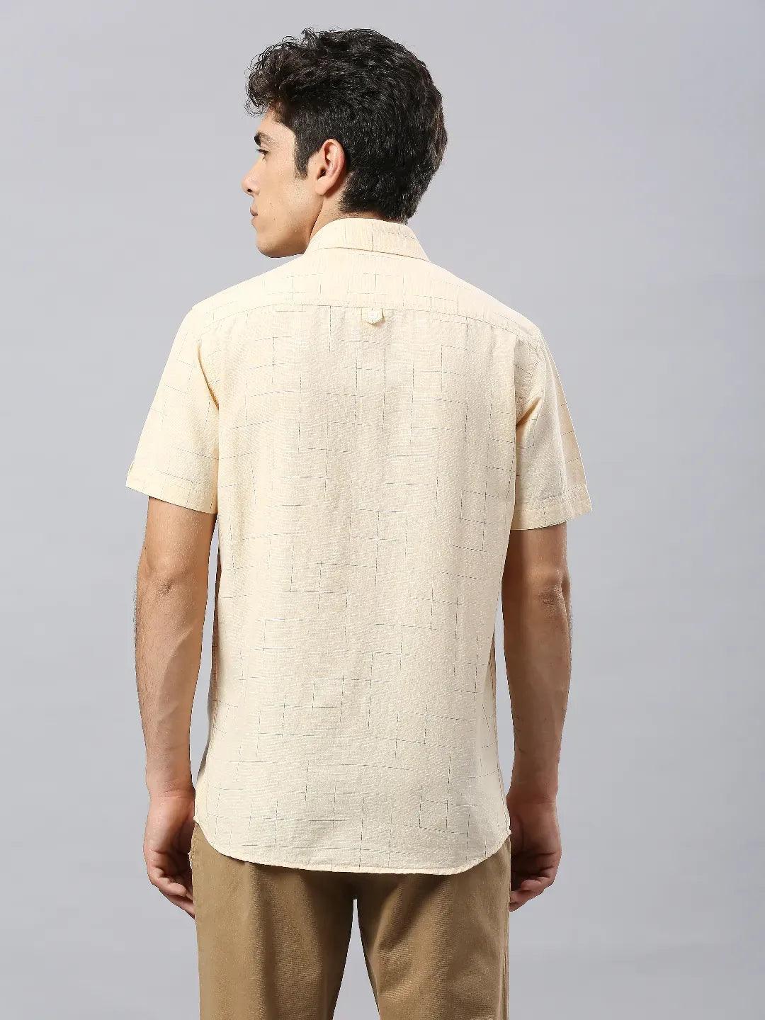Mustard Checkered Shirt - Image 4