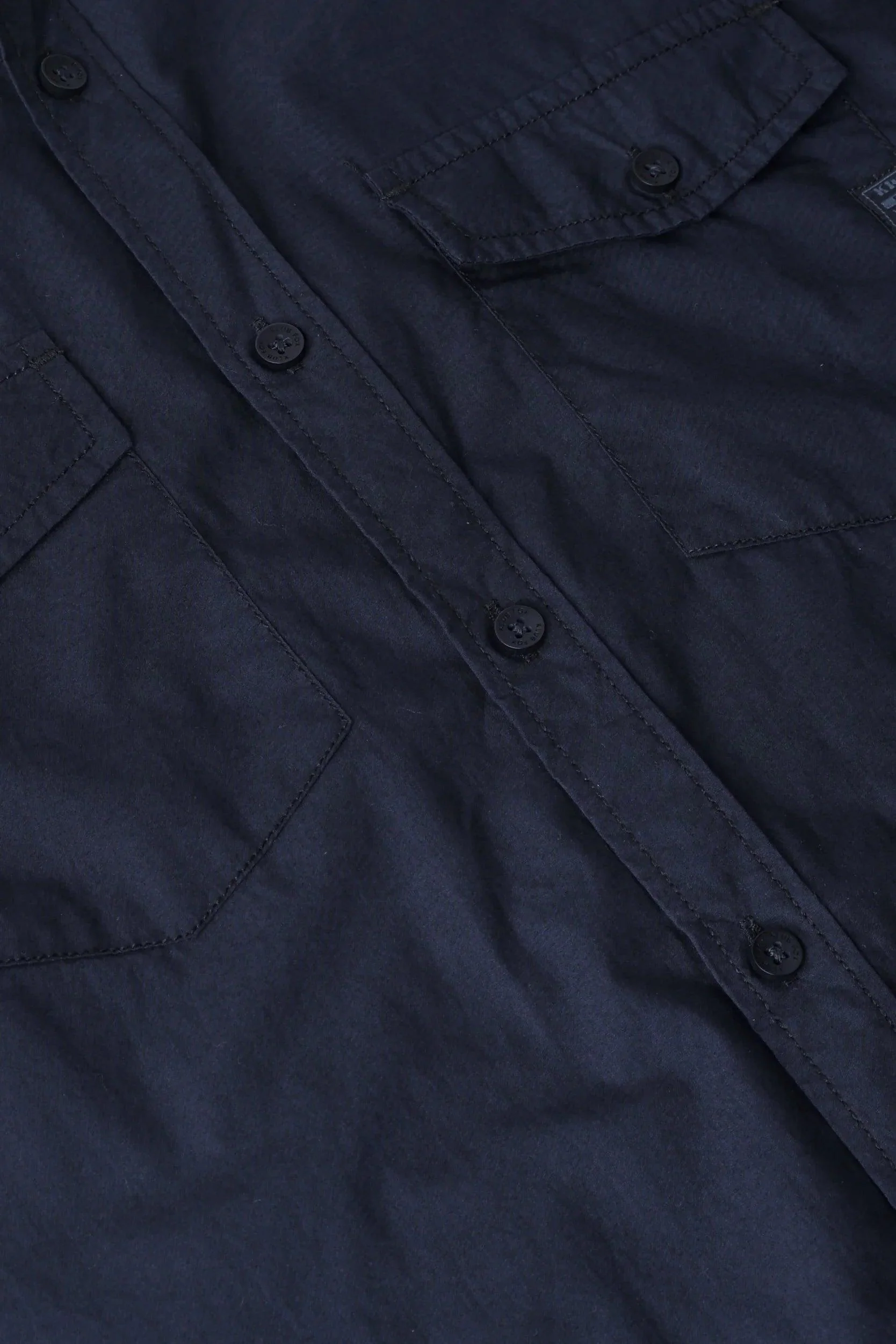 Navy Solid Shirt - Image 7