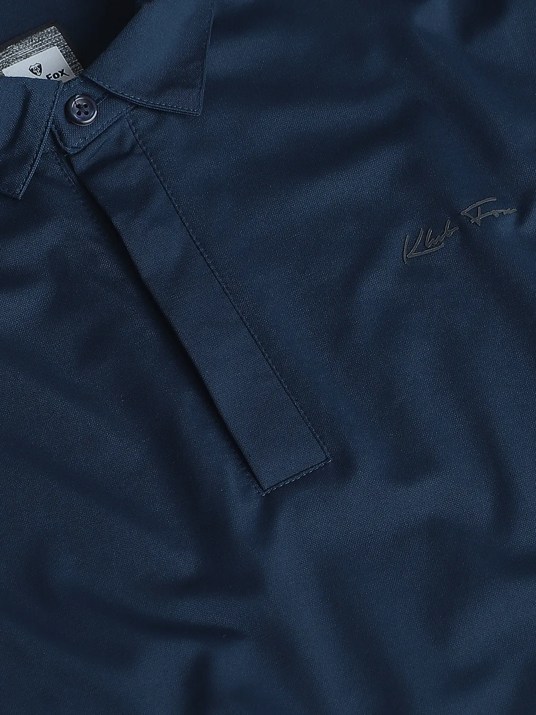 Premium Peacock Blue Polo T-Shirt - Image 4