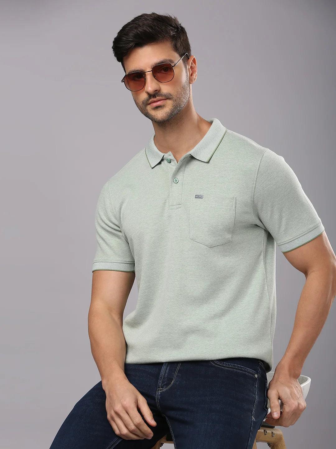 Persian Green Polo T-Shirt - Image 3