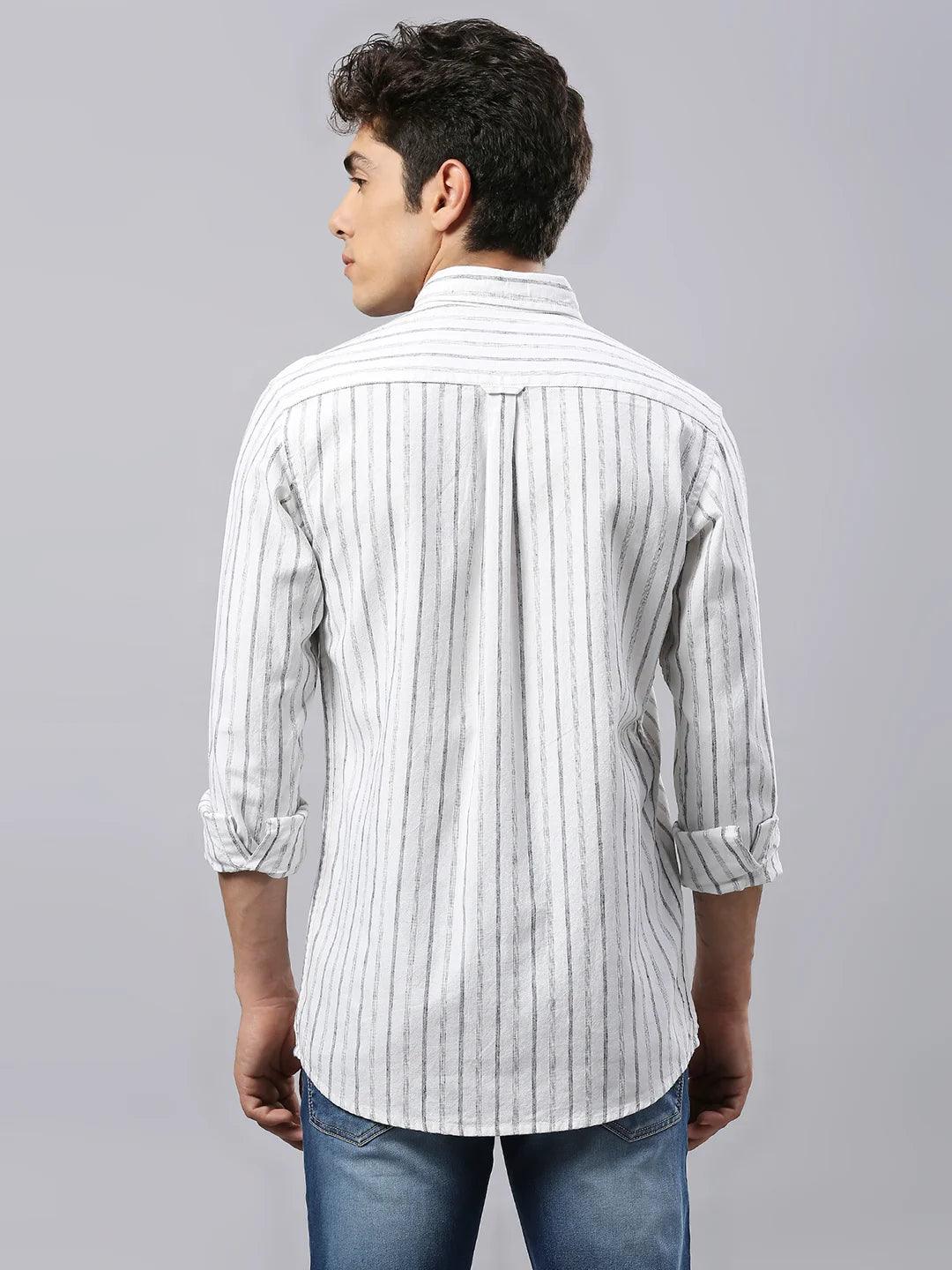 White Striped Shirt - Image 5