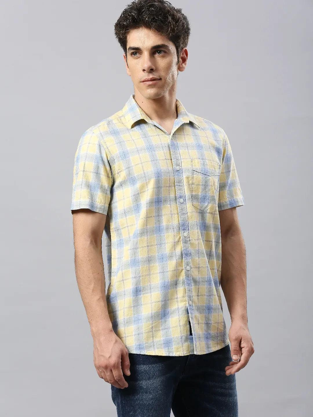 Yellow Checkered Shirt - Image 7