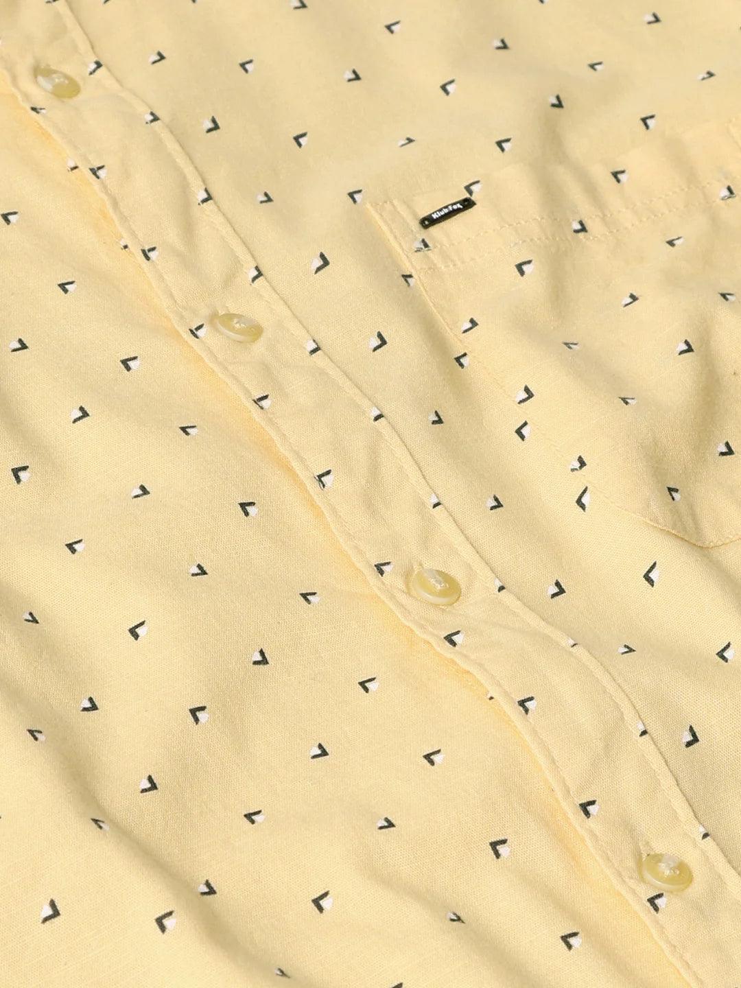 Yellow Printed Shirt - Image 7