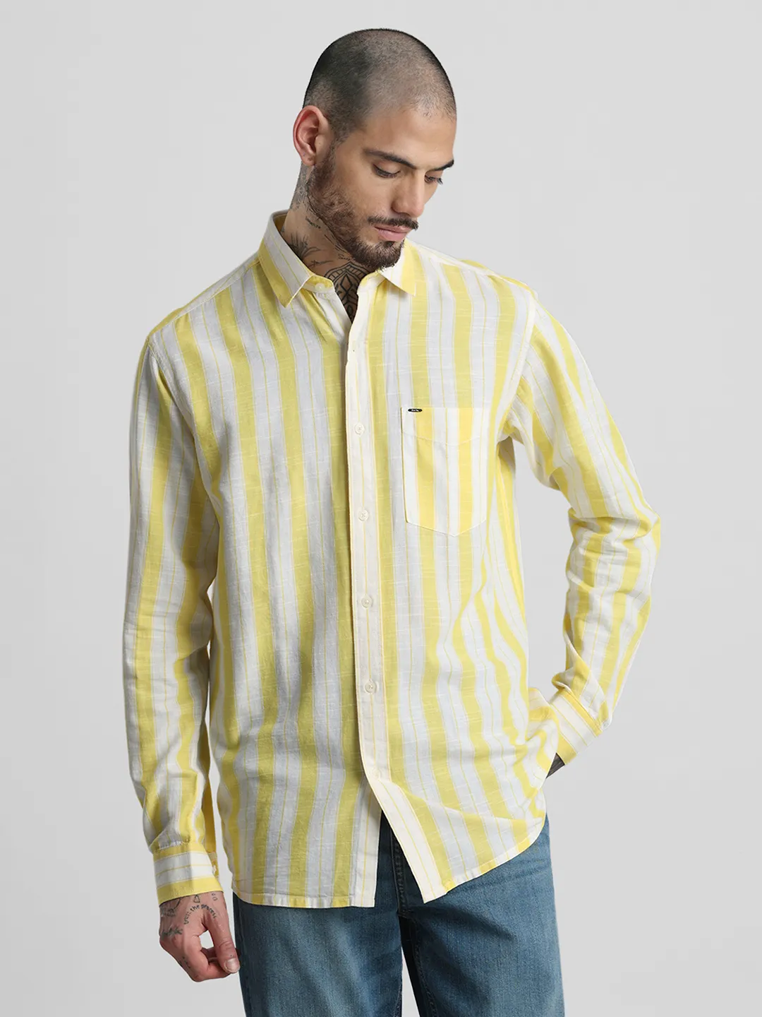 Yellow Striped Shirt - Image 2