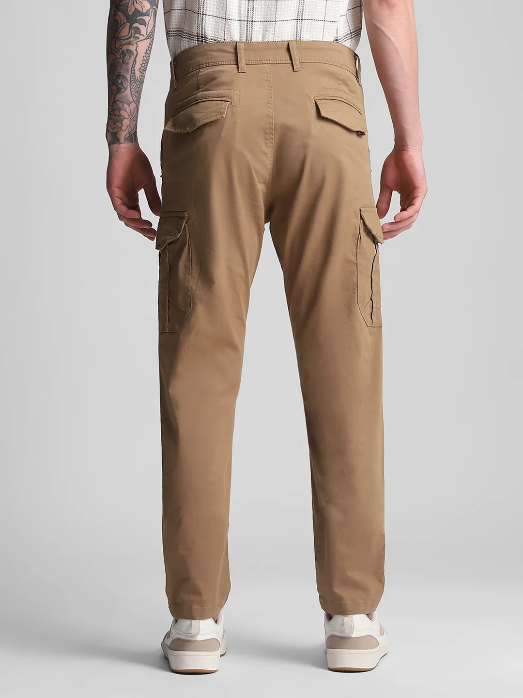 6 Pocket Dk.Khaki Twill Cargo Pant - Image 4