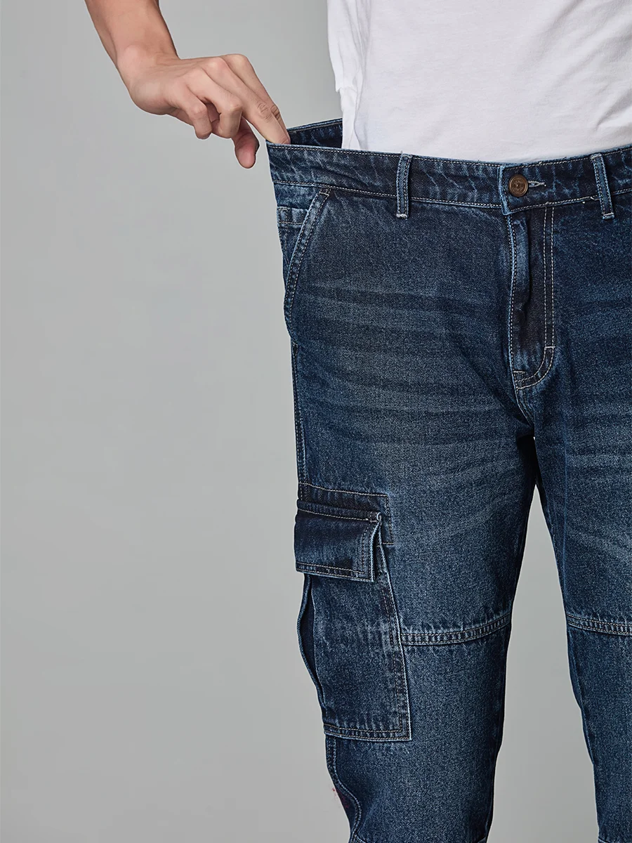 Yale Blue Denim Cargo - Image 7