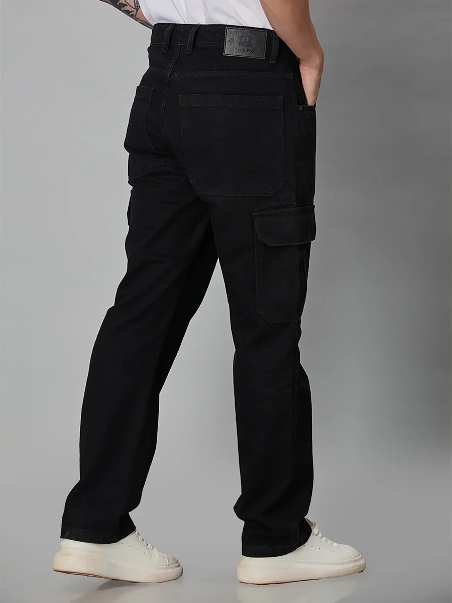 Dark Knight Black Denim Cargo - Image 4