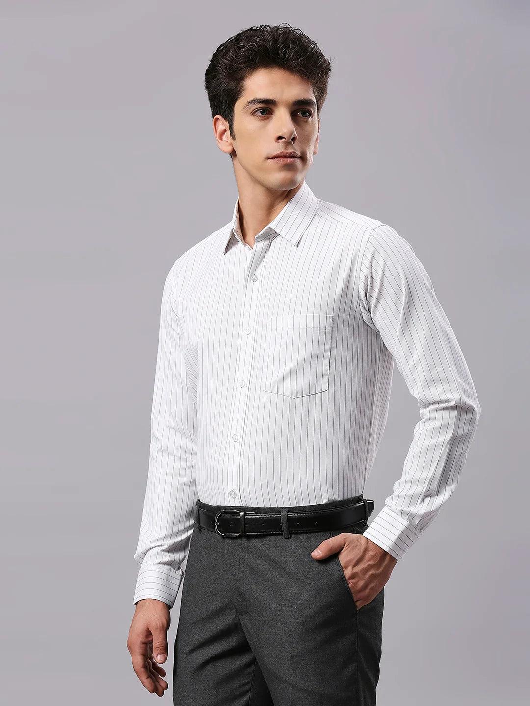 White Striped Shirt - Image 3