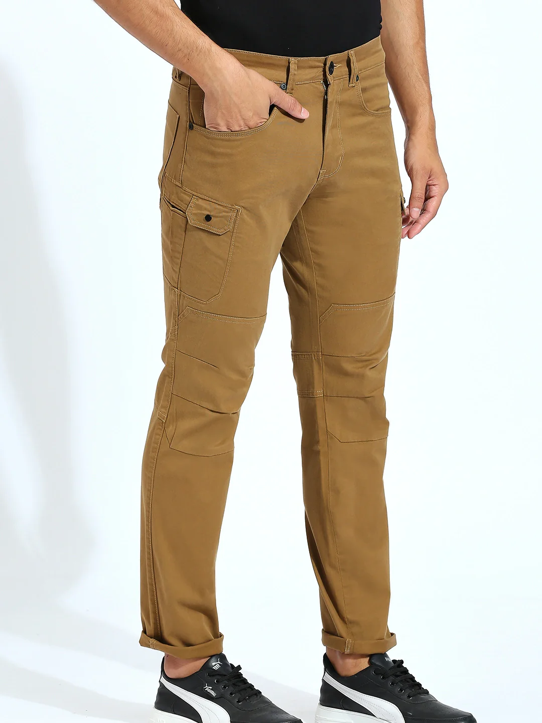 6 Pocket Khaki Cargo Pant - Image 8
