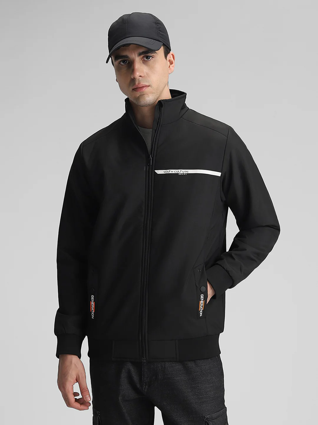 Black Solid Jacket