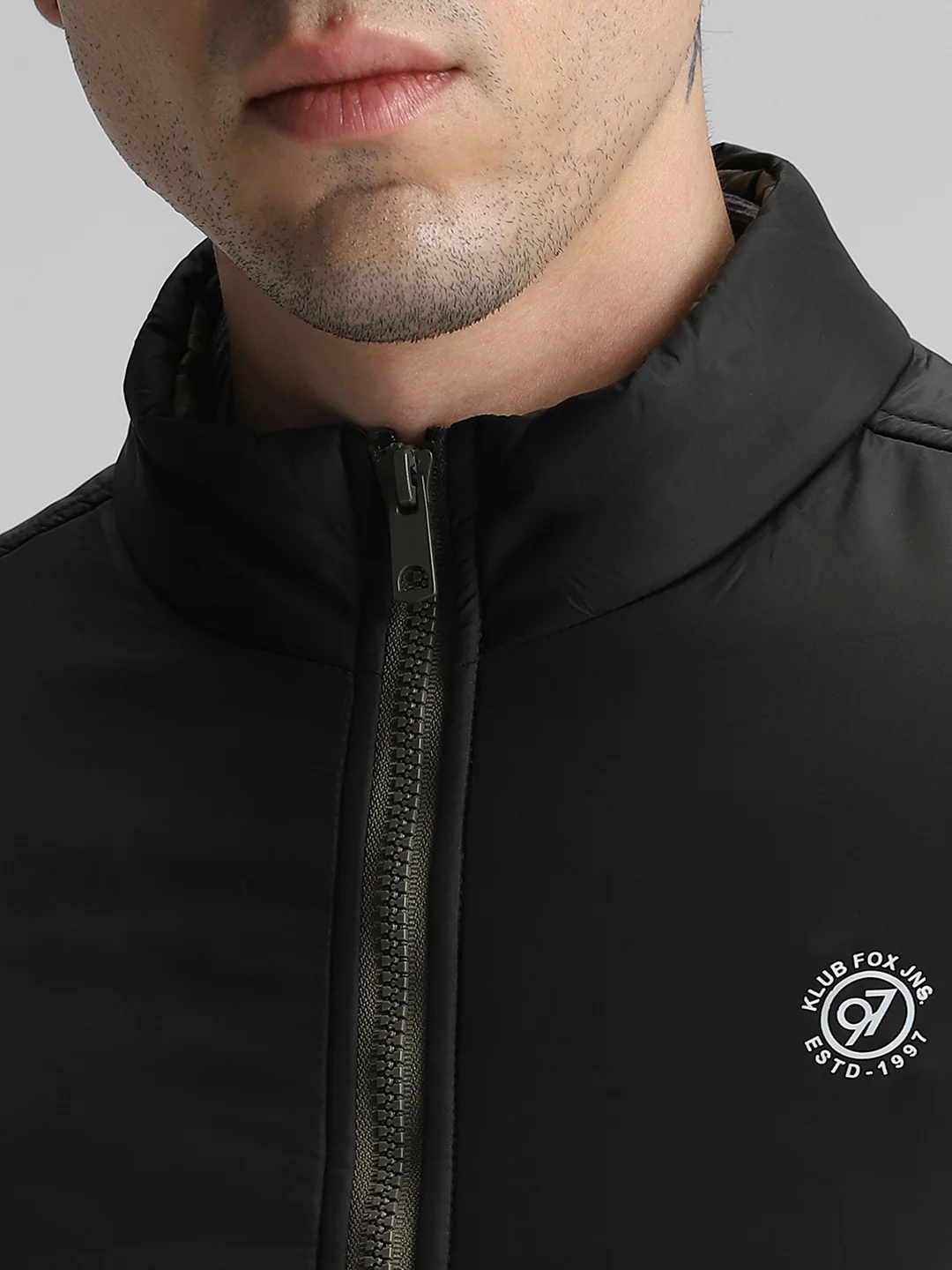 Black Solid Jacket - Image 5