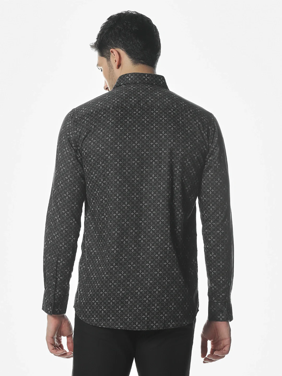 Black Printed Shirt - Image 6