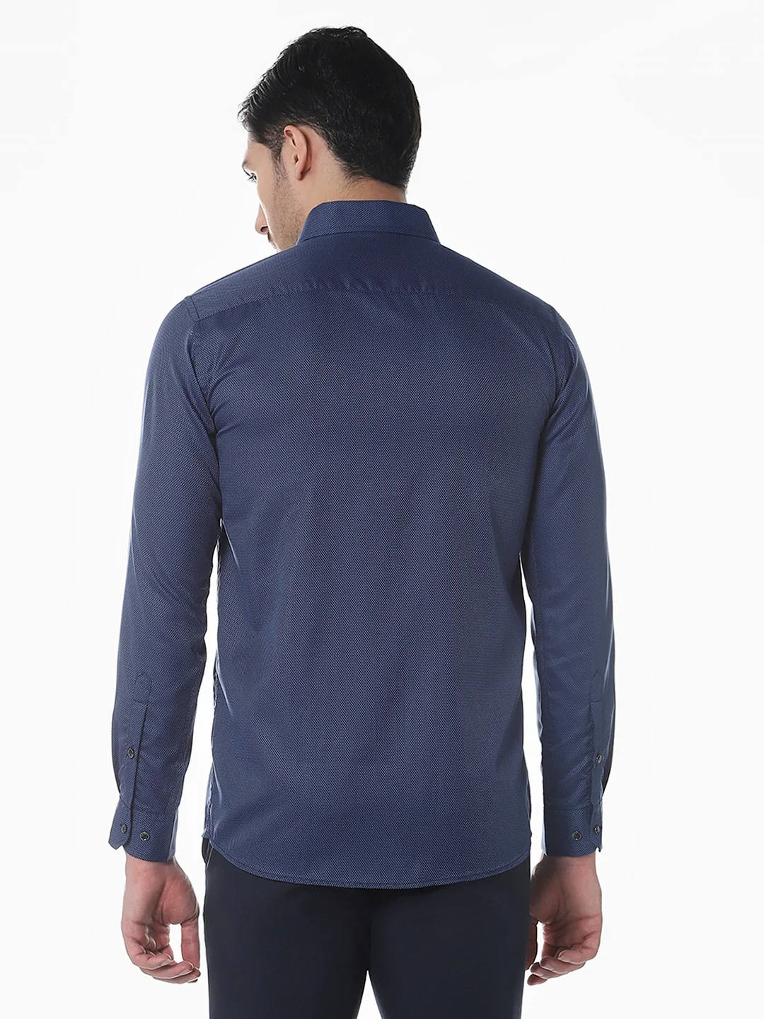 Blue Dobby Shirt - Image 5