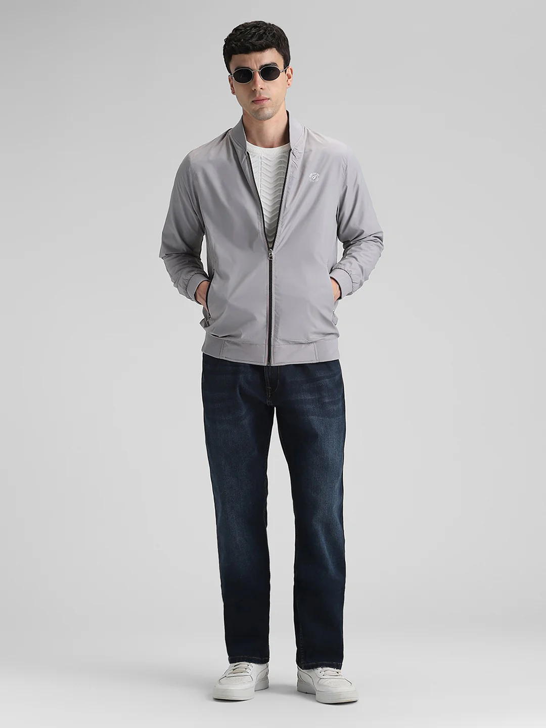 Grey Solid Jacket - Image 6